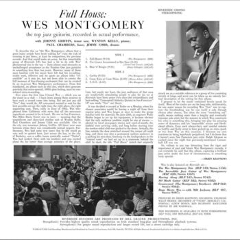 LP ploča Wes Montgomery - Full House (Reissue) (LP) - 2