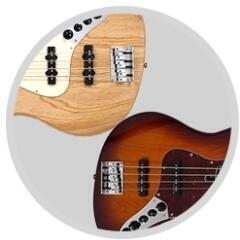 Fretless E-Bass Sire Marcus Miller V7 Vintage Alder-4 FL 2nd Gen Black Fretless E-Bass - 6