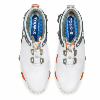 Chaussures de golf pour hommes Footjoy Tour-S BOA Blanc-Dark Grey 47 - 3