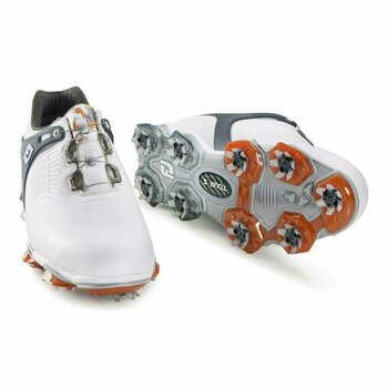 Мъжки голф обувки Footjoy Tour-S BOA бял-Dark Grey 47 - 4