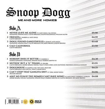Hanglemez Snoop Dogg - Me And More Homies (Gatefold Sleeve) (Gold Coloured) (LP) - 2