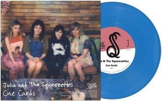 Hanglemez Julia And The Squeezettes & Lync - Cue Cards (Limited Edition) (Blue Coloured) (7") - 1