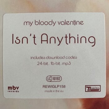 Disque vinyle My Bloody Valentine - Isn't Anything (Reissue) (LP) - 4