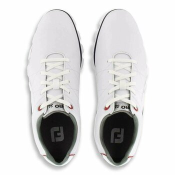 Muške cipele za golf Footjoy Pro SL White/Navy/Red 47 - 3