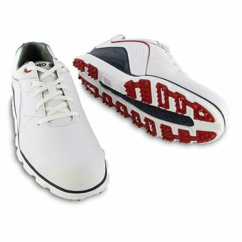 Férfi golfcipők Footjoy Pro SL White/Navy/Red 47 - 4