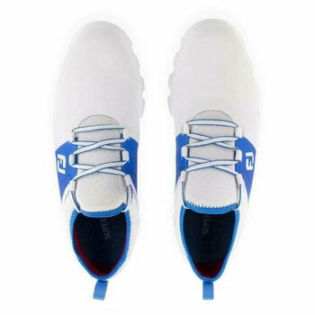 Calzado de golf para hombres Footjoy Superlites XP White/Blue/Red 45 - 3