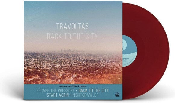 Vinyl Record Travoltas - Back To The City / The Longest Wait (Limited Edition) (Burgundy Red Coloured) (LP) - 2