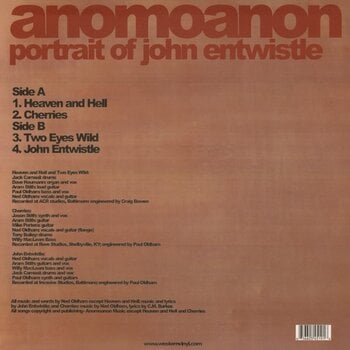 Disco de vinil The Anomoanon - Portrait Of John Entwistle (10") - 2
