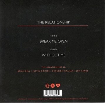 Vinyl Record The Relationship - Break Me Open (7") - 2