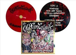 Schallplatte Old Firm Casuals - A Butcher's Banquet (Uvdp) (Limited Edition) (Red with White Splatter Coloured) (LP) - 1