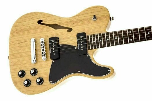 Electric guitar Fender Jim Adkins JA-90 Telecaster Thinline IL Natural - 4