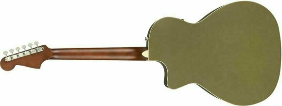 Guitare Jumbo acoustique-électrique Fender Newporter Player Olive Satin - 3