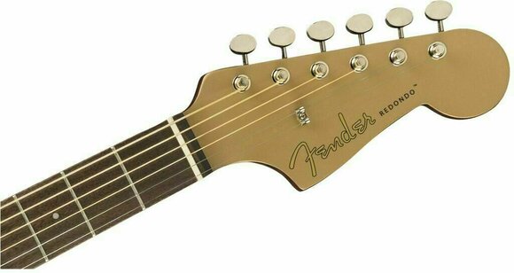 Guitare Dreadnought acoustique-électrique Fender Redondo Player Bronze Satin - 7