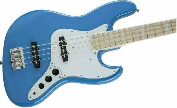 E-Bass Fender MIJ Traditional '70s Jazz Bass MN California Blue - 5