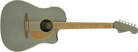 elektroakustisk gitarr Fender Redondo Player Slate Satin - 2