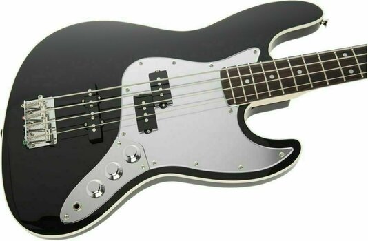 Elektrische basgitaar Fender FSR Aerodyne Jazz Bass RW Black - 5