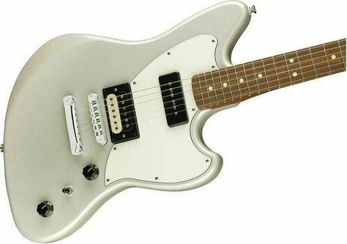Electric guitar Fender PowerCaster PF White Opal - 5