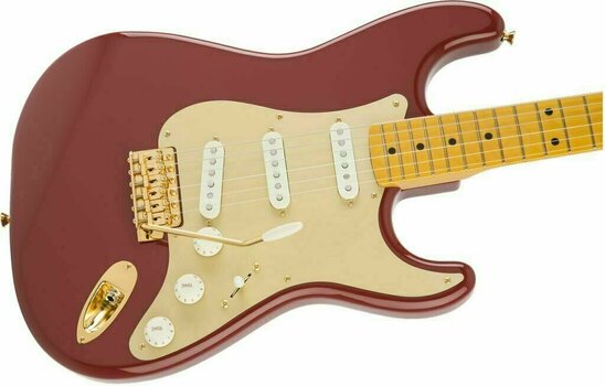 Elektrische gitaar Fender MIJ Traditional '50s Stratocaster Anodized MN Dakota Red - 5