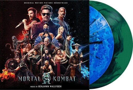 Vinyl Record Benjamin Wallfisch - Mortal Kombat II (Deluxe Edition) (Gatefold Sleeve) ('Johnny Cage’ & ‘Otherworld’ Coloured) (180 g) (2 LP) - 2