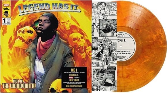 Vinyl Record Big L - Harlem's Finest: Return Of The King (Orange Smoke Coloured) (LP) - 2