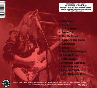 Muzikos kompaktinis diskas The Sweet - Live At The Capitol (Remastered) (Digipak) (CD) - 2