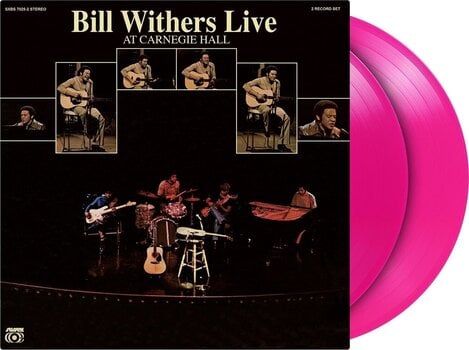 Vinyl Record Bill Withers - Live At Carnegie Hall (Reissue) (Gatefold Sleeve) (Translucent Magenta Coloured) (180 g) (2 LP) - 2