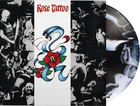 Disque vinyle Rose Tattoo - Rose Tattoo (Reissue) (Limited Edition) (White/Black Swirl Coloured) (LP) - 2