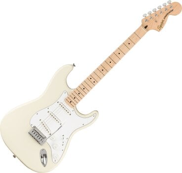 Elektrisk gitar Fender Squier Affinity Series Stratocaster MN WPG Standard SET Olympic White Elektrisk gitar - 2