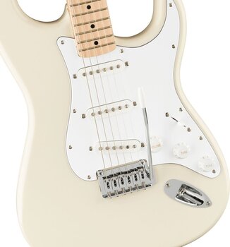 Elektrisk gitar Fender Squier Affinity Series Stratocaster MN WPG Standard SET Olympic White Elektrisk gitar - 4