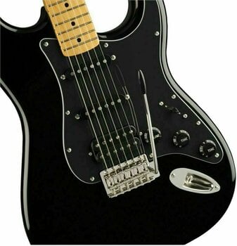 Guitarra elétrica Fender Squier Classic Vibe '70s Stratocaster HSS MN Preto - 4
