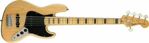 5-string Bassguitar Fender Squier Classic Vibe '70s Jazz Bass V MN Natural (Just unboxed) - 2