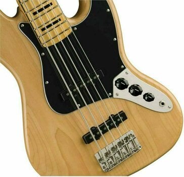 5-string Bassguitar Fender Squier Classic Vibe '70s Jazz Bass V MN Natural (Just unboxed) - 4