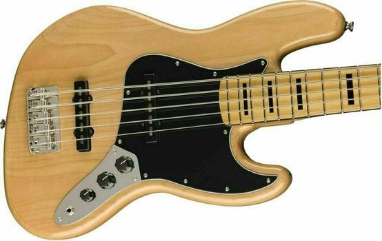 5-saitiger E-Bass, 5-Saiter E-Bass Fender Squier Classic Vibe '70s Jazz Bass V MN Natural (Nur ausgepackt) - 5