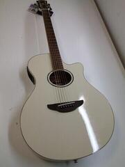 Jumbo elektro-akoestische gitaar Yamaha APX600 Vintage White Jumbo elektro-akoestische gitaar (Zo goed als nieuw) - 1