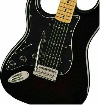 Guitarra elétrica Fender Squier Classic Vibe '70s Stratocaster HSS MN LH Preto - 4