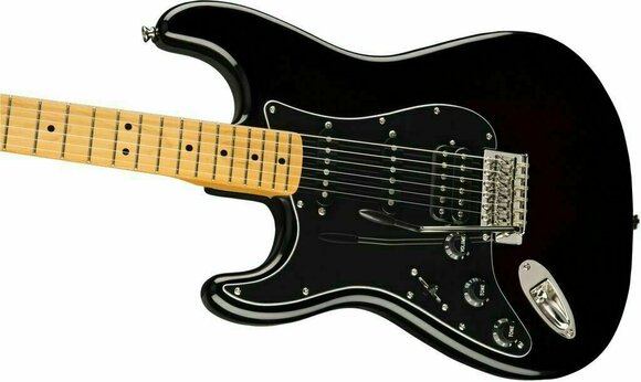 Elektromos gitár Fender Squier Classic Vibe '70s Stratocaster HSS MN LH Fekete - 5