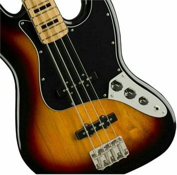 E-Bass Fender Squier Classic Vibe '70s Jazz Bass MN 3-Tone Sunburst - 4