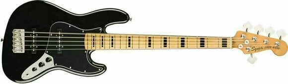 Bas cu 5 corzi Fender Squier Classic Vibe '70s Jazz Bass V MN Negru - 2