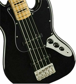 5-saitiger E-Bass, 5-Saiter E-Bass Fender Squier Classic Vibe '70s Jazz Bass V MN Schwarz - 4