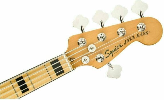 5-saitiger E-Bass, 5-Saiter E-Bass Fender Squier Classic Vibe '70s Jazz Bass V MN Schwarz - 6
