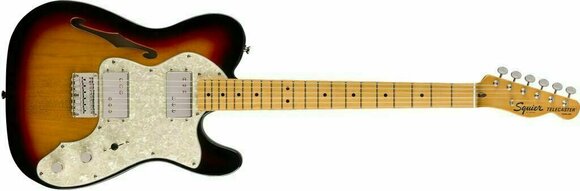 Elektrische gitaar Fender Squier Classic Vibe '70s Telecaster Thinline MN 3-Tone Sunburst - 2