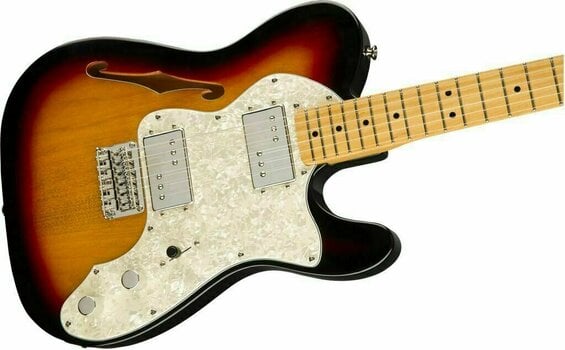 Guitarra elétrica Fender Squier Classic Vibe '70s Telecaster Thinline MN 3-Tone Sunburst - 5