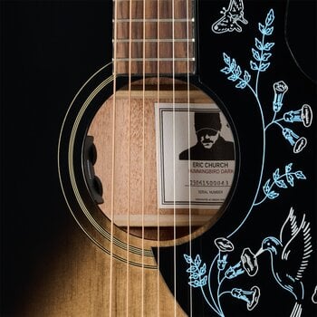 guitarra eletroacústica Epiphone Eric Church Hummingbird Dark Cobra Burst guitarra eletroacústica - 6