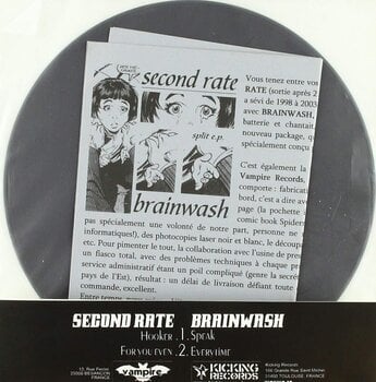Vinylskiva Second Rate & Flying Donuts - Split (LP) - 2