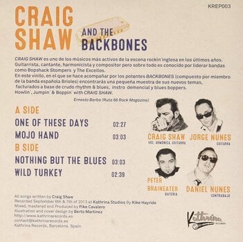 LP Craig Shaw And The Backbones - One Of These Days (LP) - 2