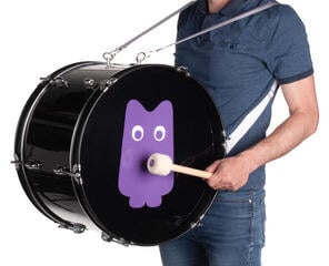 Маршовий барабан NRG Grand Roar Оплески барабана 20" Black Force - 3