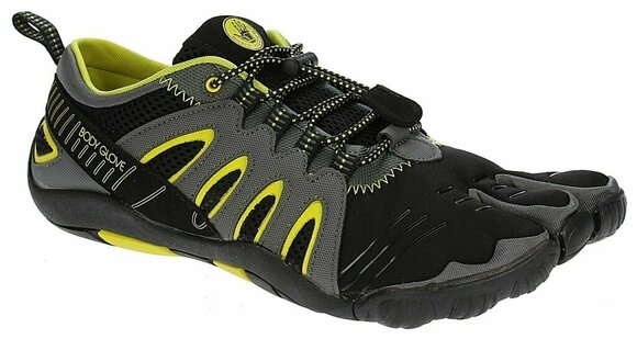 Mens Sailing Shoes Body Glove 3T Warrior Black/Yellow M12 - 2