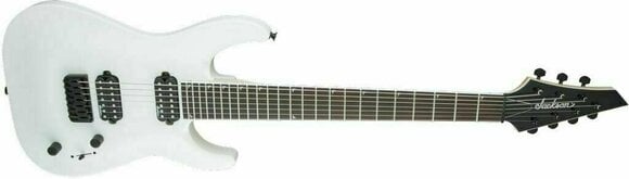 Guitarra elétrica de 7 cordas Jackson JS Series JS32-7 Dinky DKA HT AH Snow White - 4