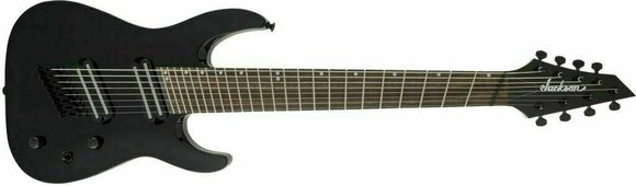 Multi-scale elektrische gitaar Jackson X Series Dinky Arch Top DKAF8 IL Gloss Black - 2