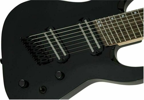 Multiskálás elektromos gitár Jackson X Series Dinky Arch Top DKAF8 IL Gloss Black - 6
